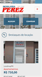 Mobile Screenshot of imobiliariaperez.com.br